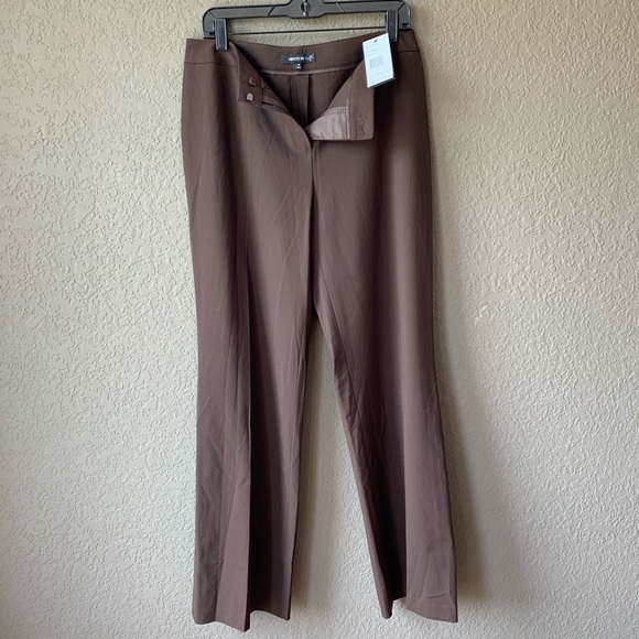 Lafayette 148 New York 10 wool plain front trouser